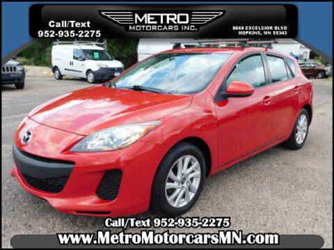 2013 Mazda MAZDA3 for sale at Metro Motorcars Inc in Hopkins MN
