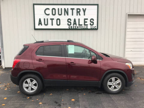 2016 Chevrolet Trax for sale at COUNTRY AUTO SALES LLC in Greenville OH