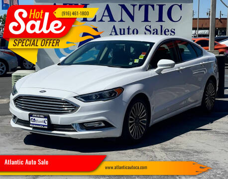 2017 Ford Fusion for sale at Atlantic Auto Sale in Sacramento CA