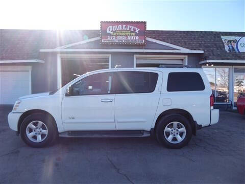 2005 Nissan Armada for sale at Quality Pre-Owned Automotive in Cuba MO