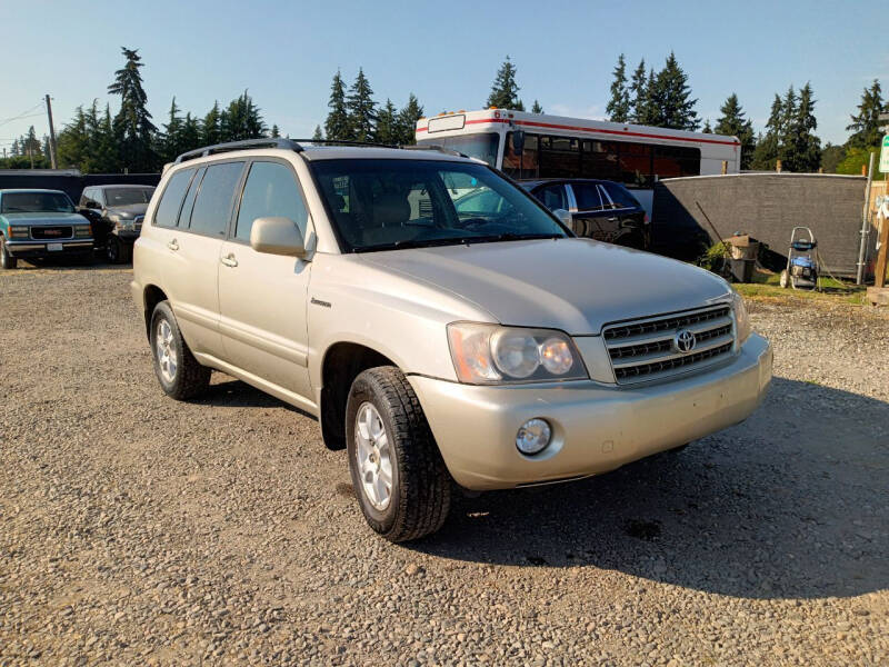 2002 Toyota Highlander for sale at DISCOUNT AUTO SALES LLC in Spanaway WA