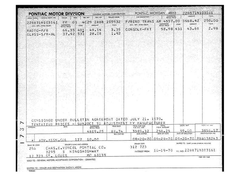 1971 Pontiac Trans Am