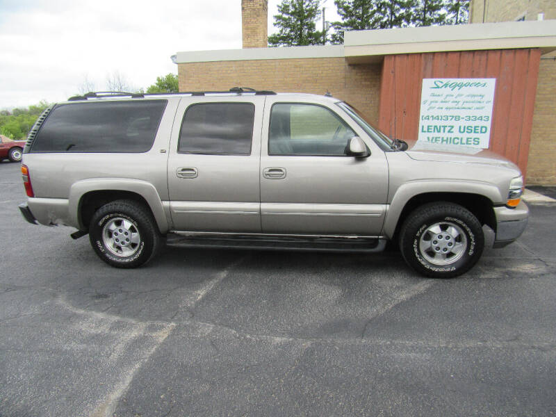 2003 Chevrolet Suburban for sale at LENTZ USED VEHICLES INC in Waldo WI