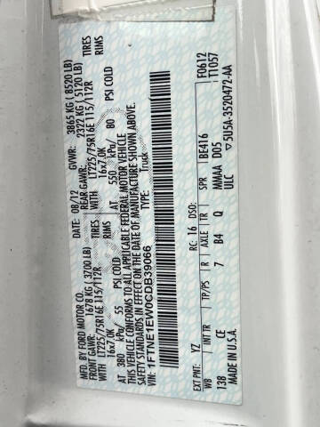 2012 Ford E-Series E-150