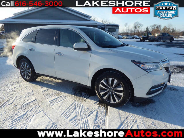 2016 Acura MDX for sale at Lakeshore Autos in Holland, MI