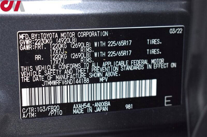 2022 Toyota RAV4 Hybrid LE