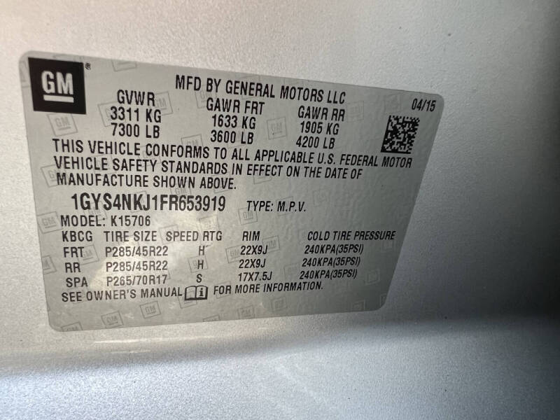 2015 Cadillac Escalade Premium