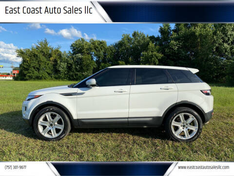 2012 Land Rover Range Rover Evoque for sale at East Coast Auto Sales llc in Virginia Beach VA