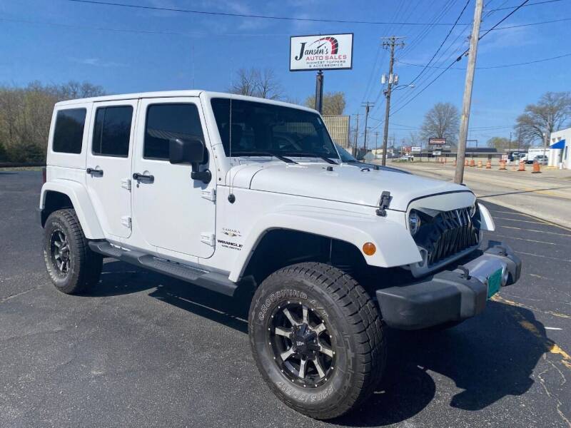 2017 Jeep Wrangler Unlimited for sale at JANSEN'S AUTO SALES MIDWEST TOPPERS & ACCESSORIES in Effingham IL