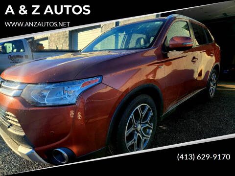 2015 Mitsubishi Outlander for sale at A & Z AUTOS in Westfield MA