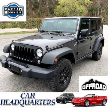 2018 Jeep Wrangler JK Unlimited for sale at CAR  HEADQUARTERS in New Windsor NY