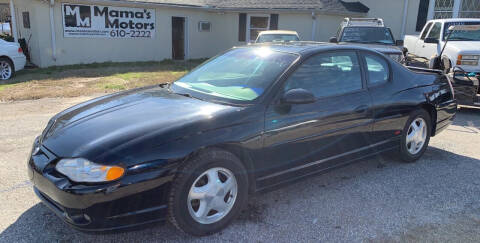 2003 Chevrolet Monte Carlo for sale at Mama's Motors in Pickens SC