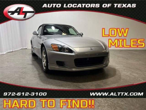 2003 Honda S2000 for sale at AUTO LOCATORS OF TEXAS in Plano TX