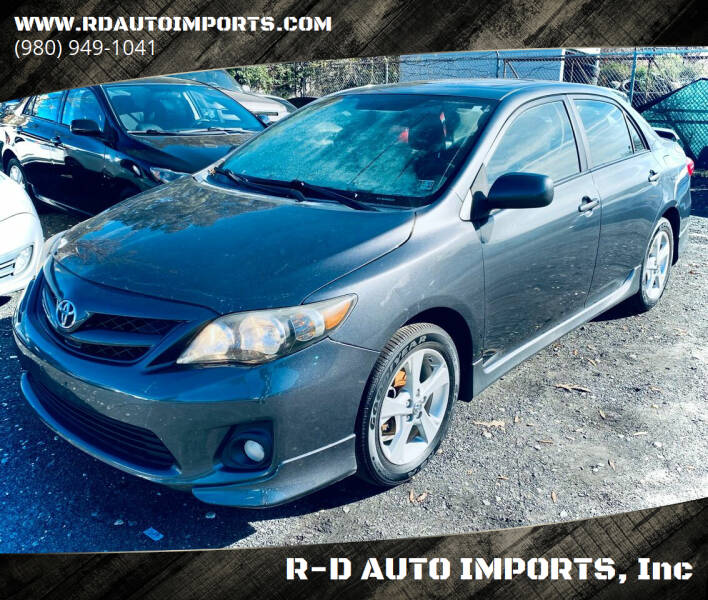 2012 Toyota Corolla for sale at R-D AUTO IMPORTS, Inc in Charlotte NC