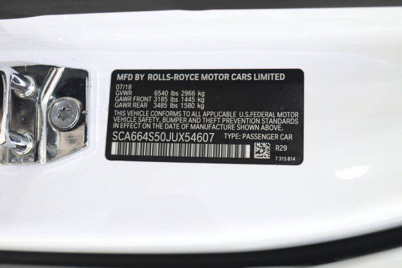 2018 Rolls-Royce Ghost
