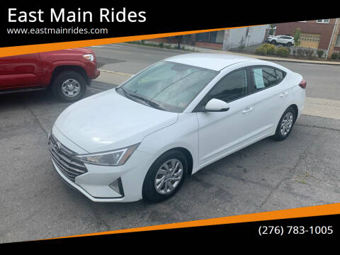 2019 Hyundai Elantra for sale at East Main Rides in Marion VA