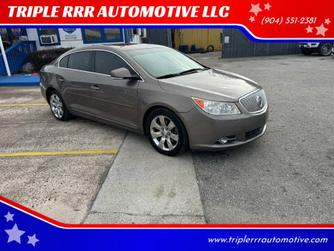 2010 Buick LaCrosse for sale at TRIPLE RRR AUTOMOTIVE LLC in Jacksonville FL