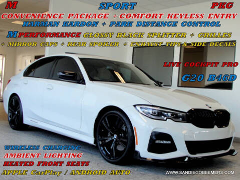 2021 BMW 3 Series for sale at SAN DIEGO BEEMERS in San Diego CA