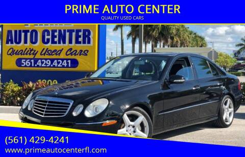 2009 Mercedes-Benz E-Class for sale at PRIME AUTO CENTER in Palm Springs FL