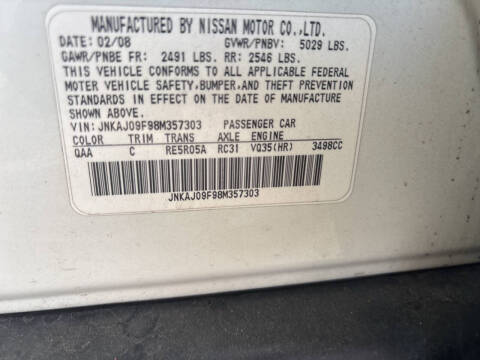 2008 Infiniti EX35