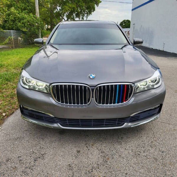 Used 2017 BMW 7 Series 740i with VIN WBA7E2C56HG739621 for sale in Pompano Beach, FL
