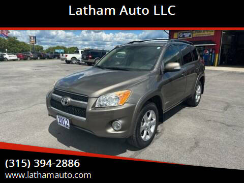 2012 Toyota RAV4 for sale at Latham Auto LLC in Ogdensburg NY