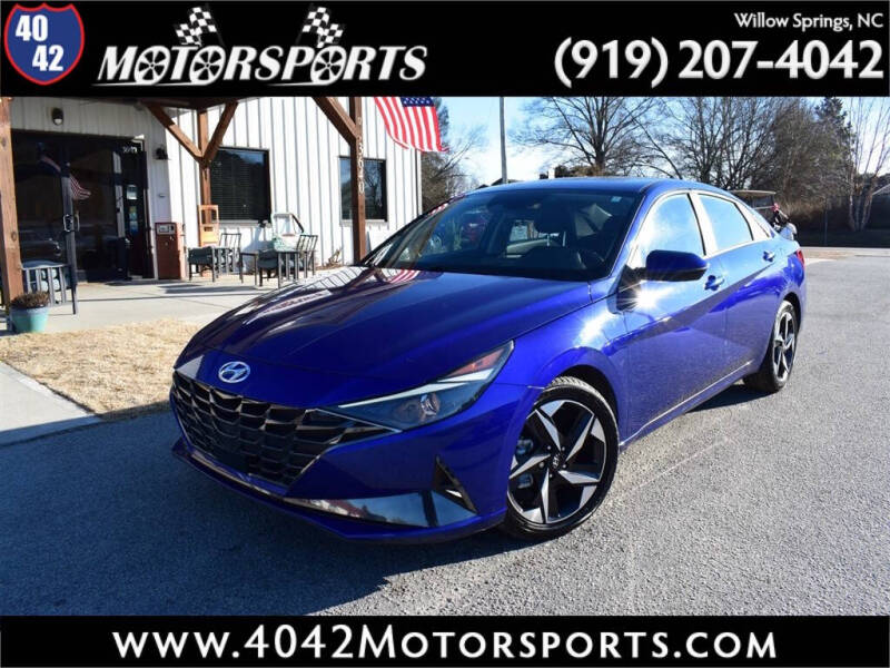 2021 Hyundai Elantra for sale at 4042 Motorsports in Willow Spring NC