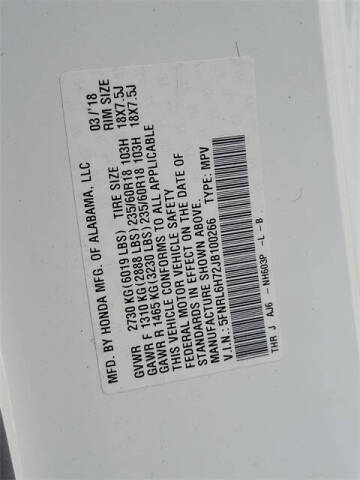 2018 Honda Odyssey EX-L