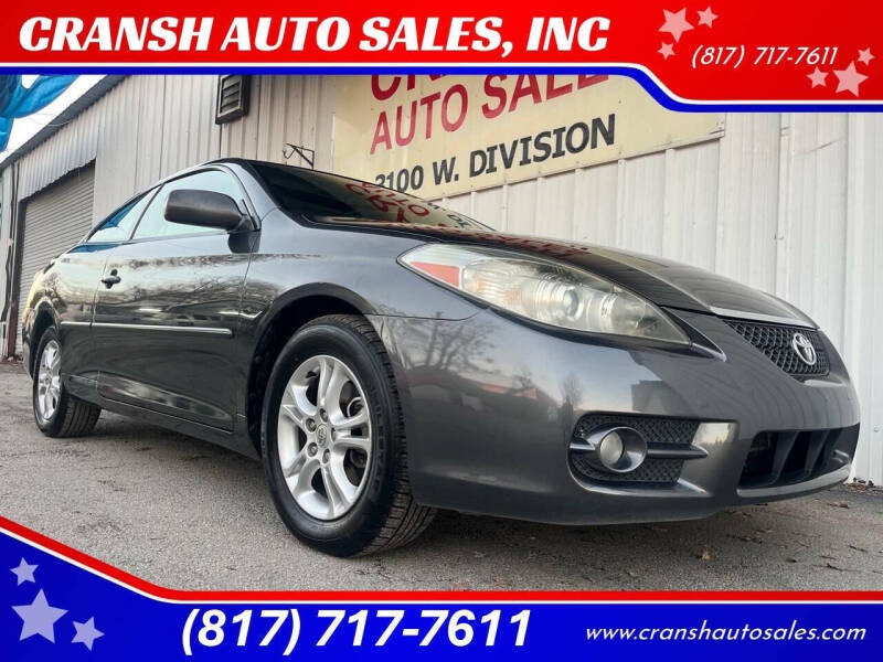 2007 Toyota Camry Solara for sale at CRANSH AUTO SALES, INC in Arlington TX