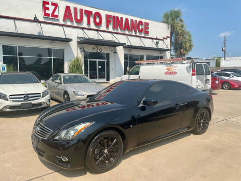 2014 Infiniti Q60 Coupe for sale at EZ Auto Finance in Houston TX