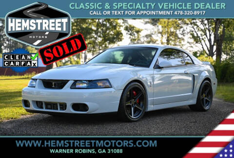 2004 Ford Mustang SVT Cobra for sale at Hemstreet Motors in Warner Robins GA