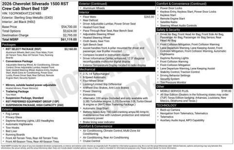 2026 Chevrolet Silverado 1500