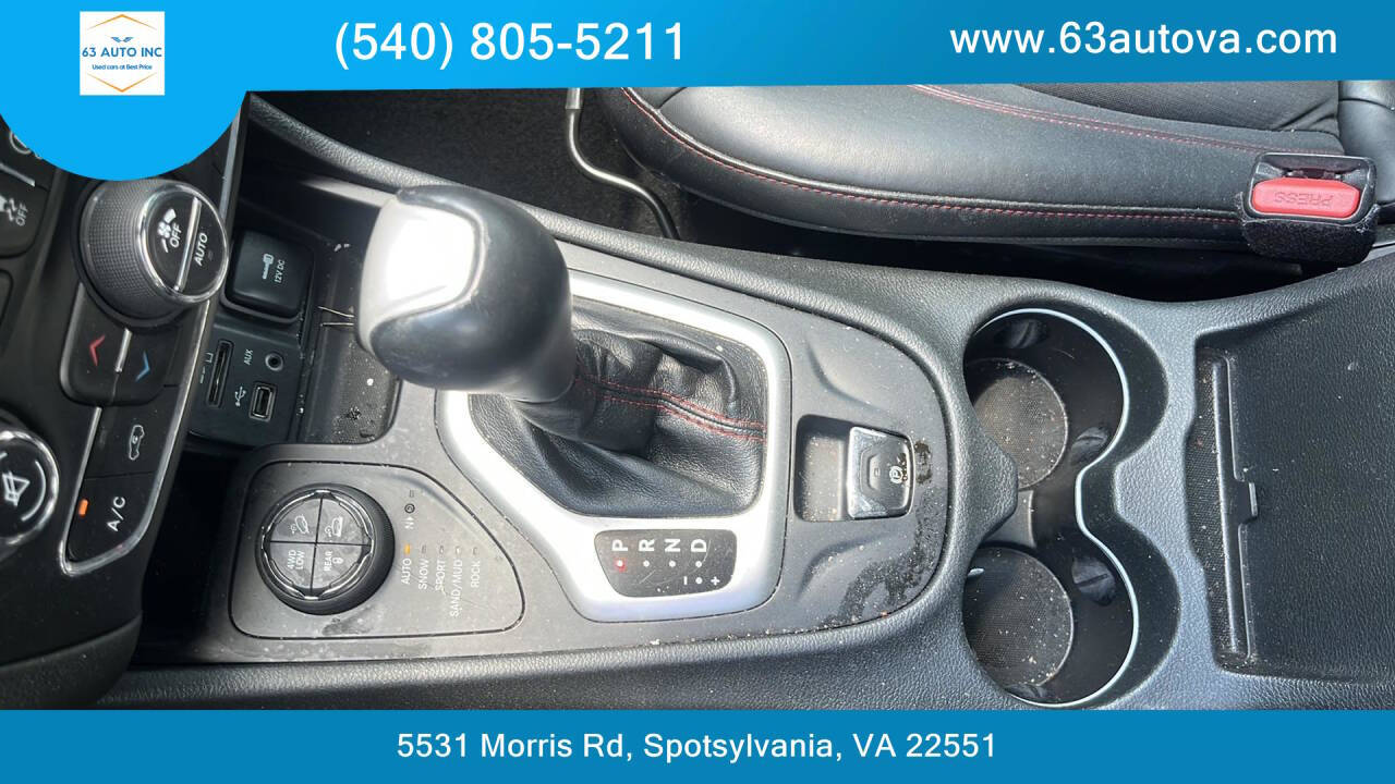 2015 Jeep Cherokee for sale at 63 Auto Inc in Spotsylvania, VA