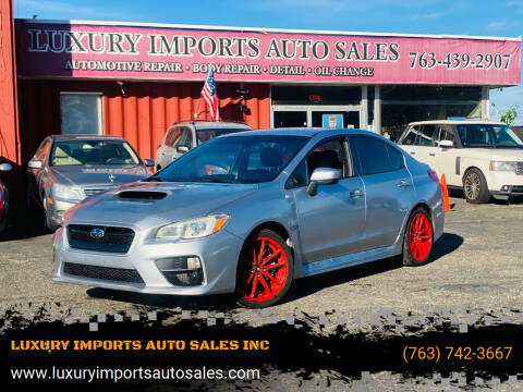 2017 Subaru WRX for sale at LUXURY IMPORTS AUTO SALES INC in North Branch MN