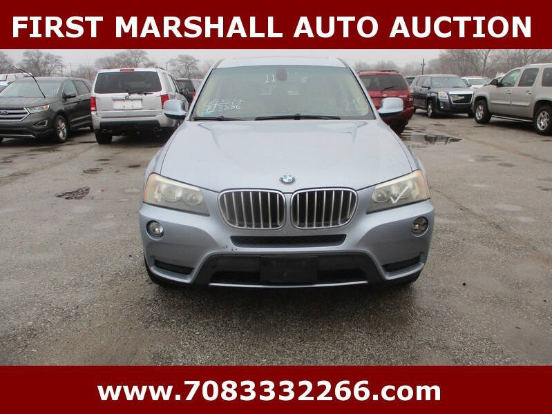 2011 BMW X3 for sale at First Marshall Auto Auction in Harvey IL