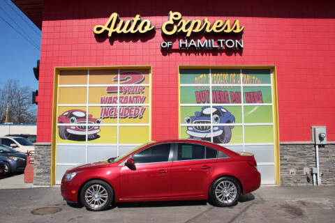 2013 Chevrolet Cruze for sale at AUTO EXPRESS OF HAMILTON LLC in Hamilton OH