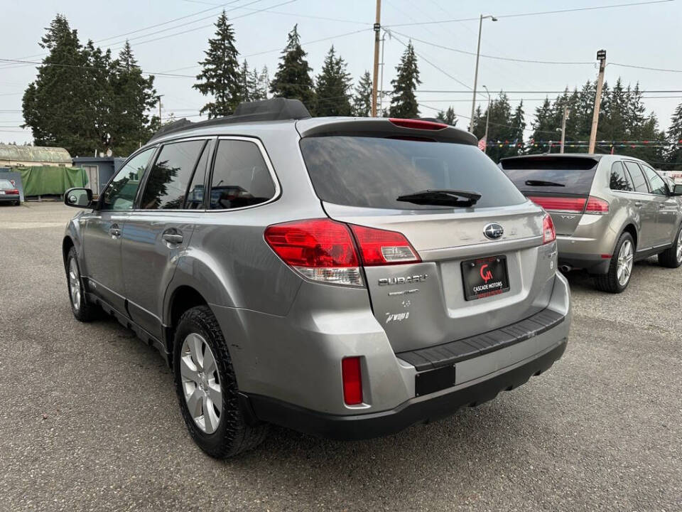 2011 Subaru Outback for sale at Cascade Motors in Olympia, WA