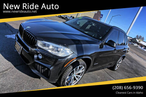 2016 BMW X5 for sale at New Ride Auto in Rexburg ID