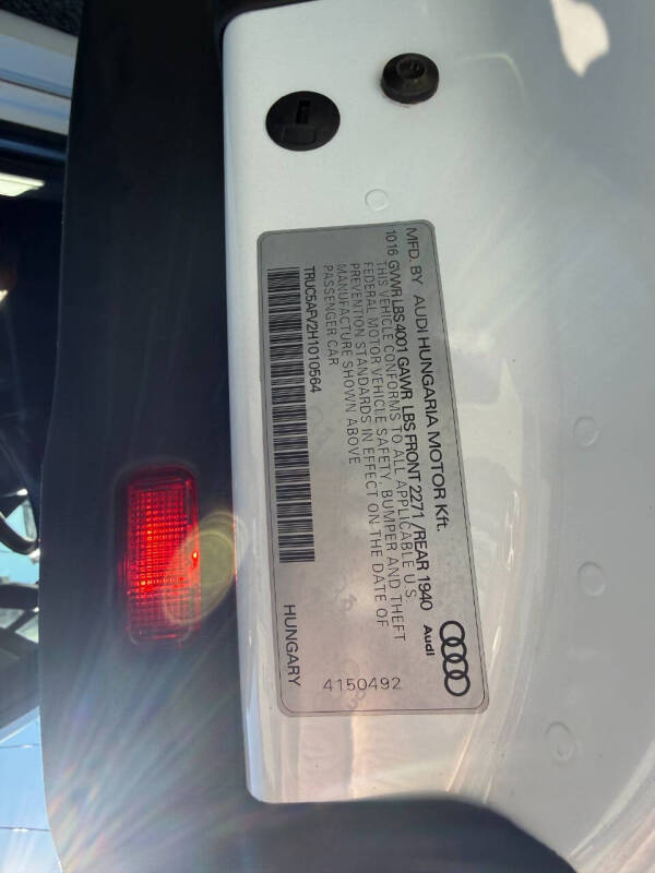 2017 Audi TT 2.0T quattro