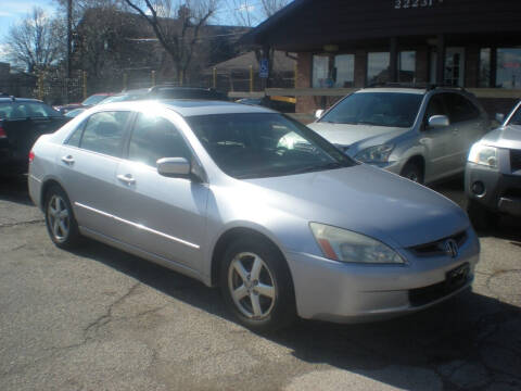 2003 Honda Accord for sale at Automotive Group LLC in Detroit MI