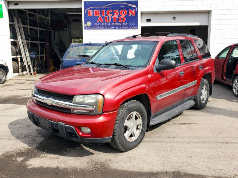 2002 Chevrolet TrailBlazer for sale at Ericson Auto in Ankeny IA