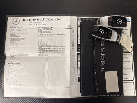 2020 Mercedes-Benz E-Class E 450 4MATIC
