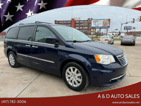 2014 Chrysler Town and Country for sale at A & D Auto Sales in Joplin MO