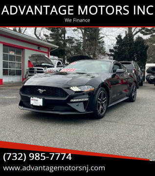 2020 Ford Mustang for sale at ADVANTAGE MOTORS INC in Edison NJ