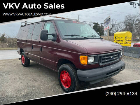 2005 Ford E-Series for sale at VKV Auto Sales in Laurel MD