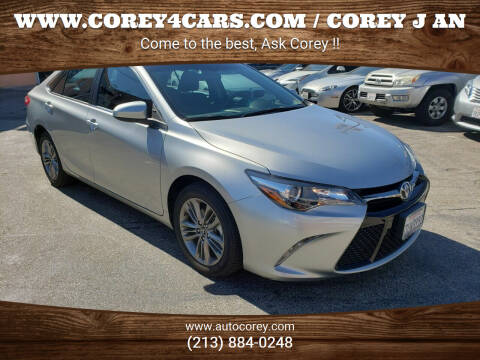 2017 Toyota Camry for sale at WWW.COREY4CARS.COM / COREY J AN in Los Angeles CA