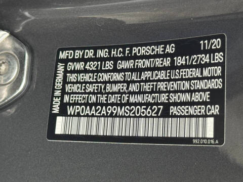 2021 Porsche 911 Carrera