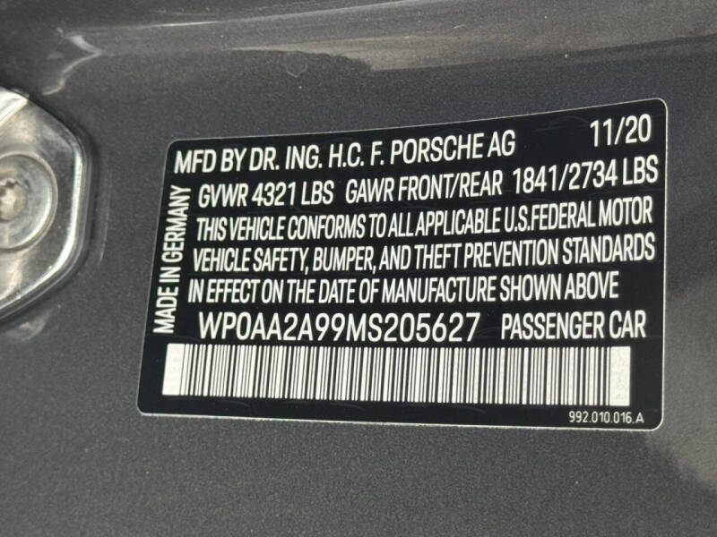 2021 Porsche 911 Carrera