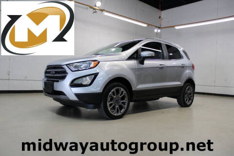 2020 Ford EcoSport for sale at Midway Auto Group in Addison TX