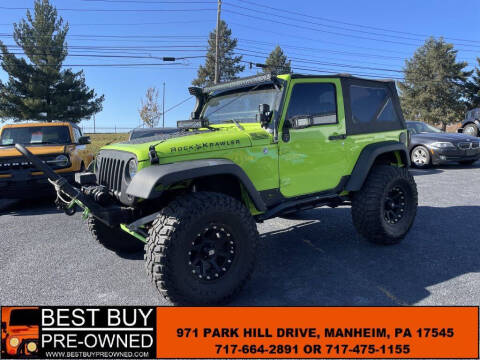 2013 Jeep Wrangler for sale at Best Buy Pre-Owned in Manheim PA